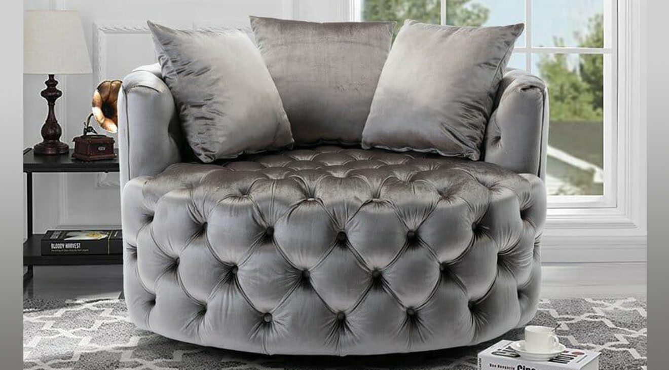 Giza Chester Berjer Tekli Koltuk