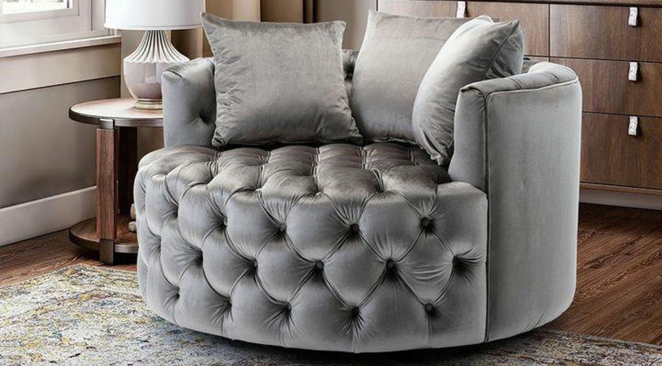 Giza Chester Berjer Tekli Koltuk