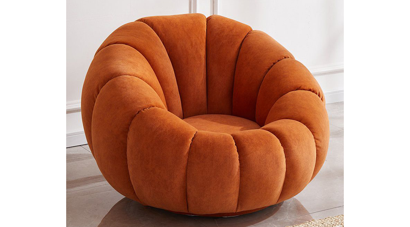 İcon Turuncu Berjer Tekli Koltuk