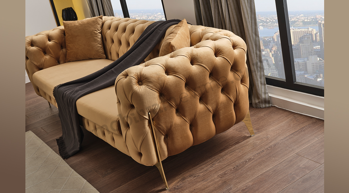 Lacase Chester Metal Ayaklı Koltuk Takımı Koltuk Takımı