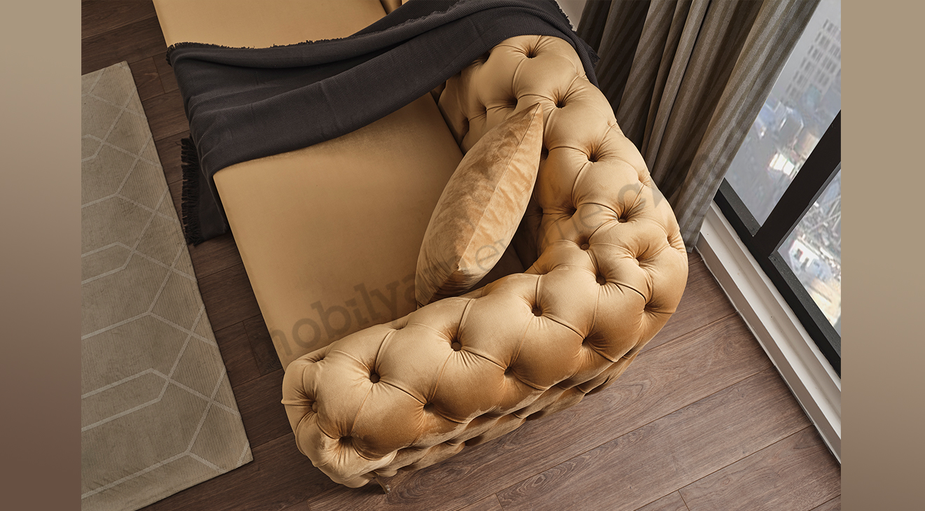 Lacase Chester Metal Ayaklı Koltuk Takımı Koltuk Takımı