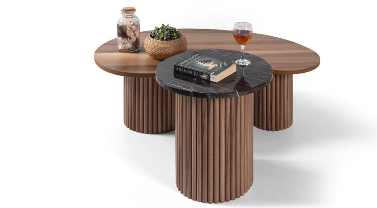 Belda Ceviz Orta Sehpa Orta Sehpa