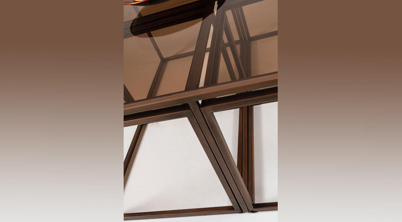 Kante Metal Ayaklı 4+1 Orta Sehpa Orta Sehpa