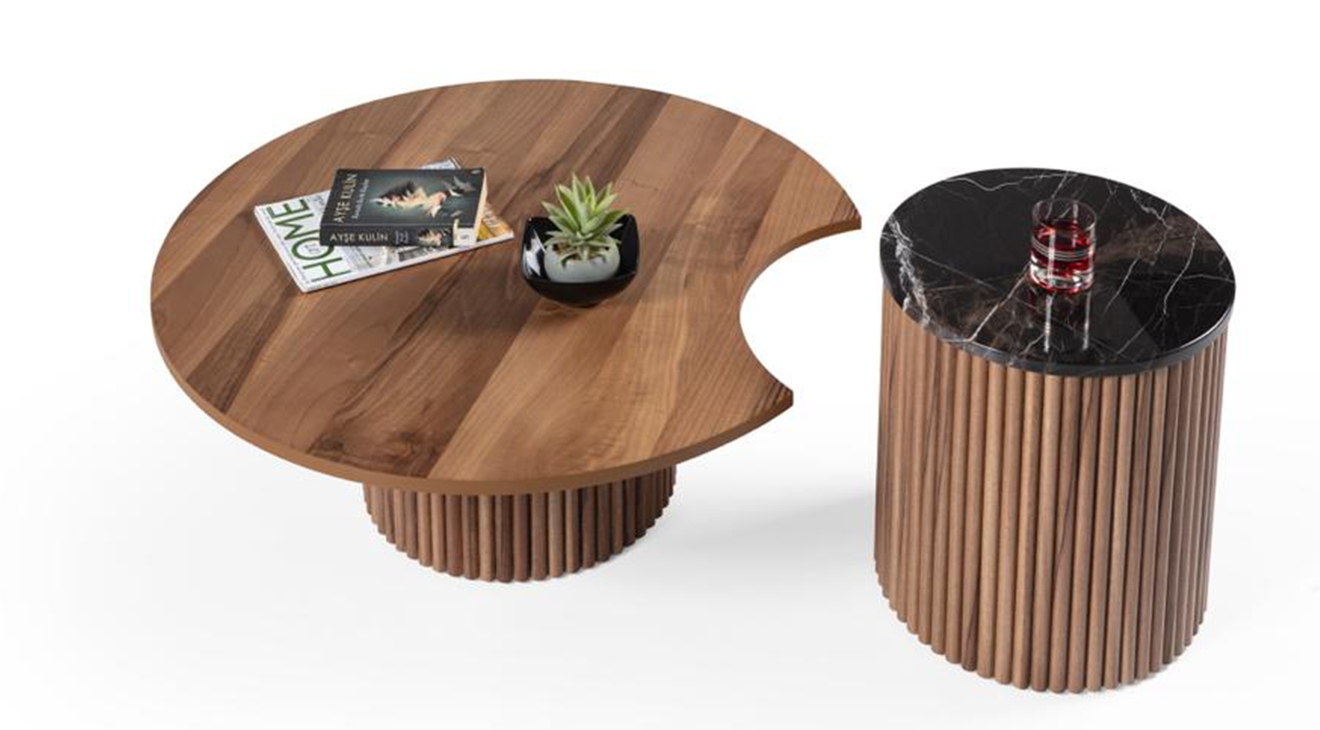 Moon Ceviz Orta Sehpa Orta Sehpa