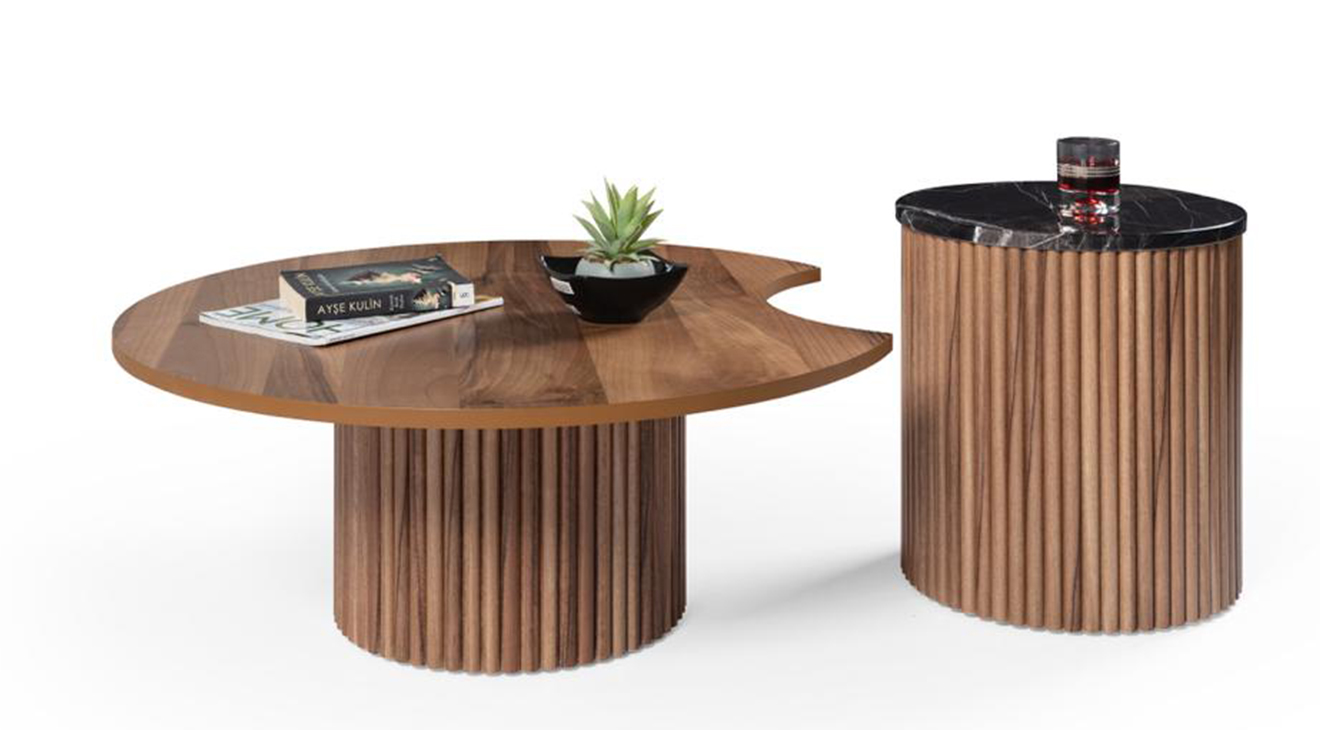 Moon Ceviz Orta Sehpa Orta Sehpa