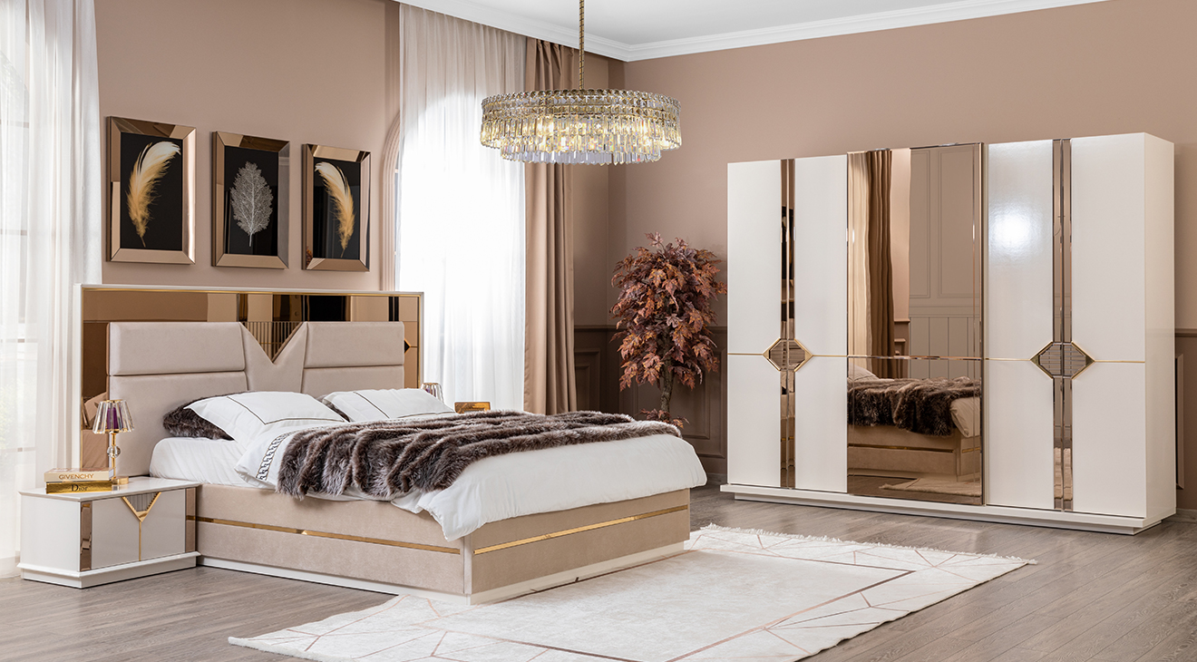 Kontes Modern Yatak Odası Takımı Yatak Odası