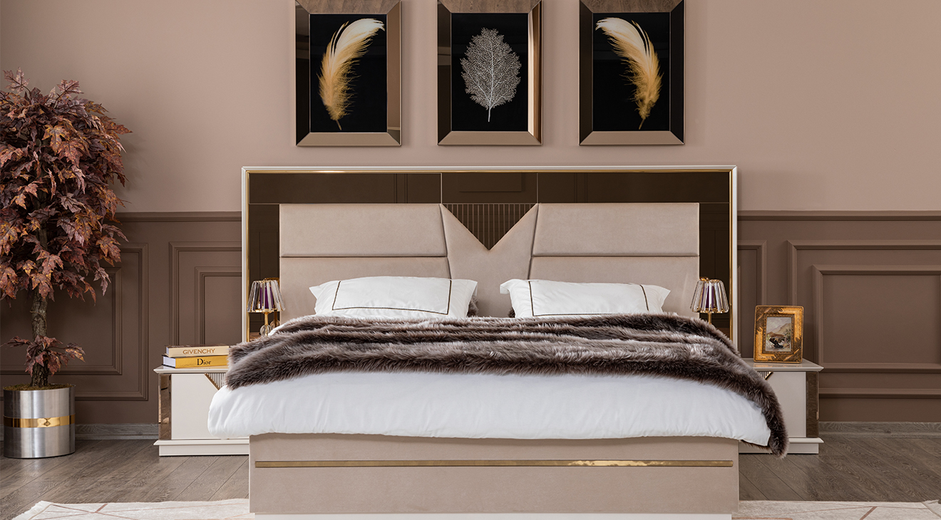 Kontes Modern Yatak Odası Takımı Yatak Odası