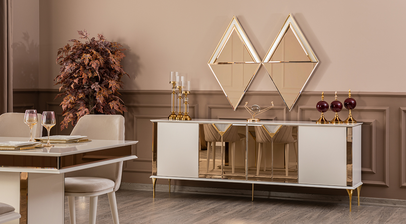 Kontes Modern Yemek Odası Takımı Yemek Odası