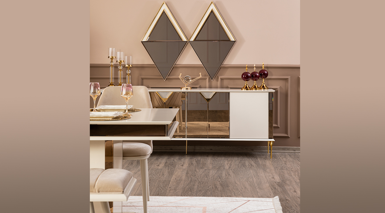 Kontes Modern Yemek Odası Takımı Yemek Odası