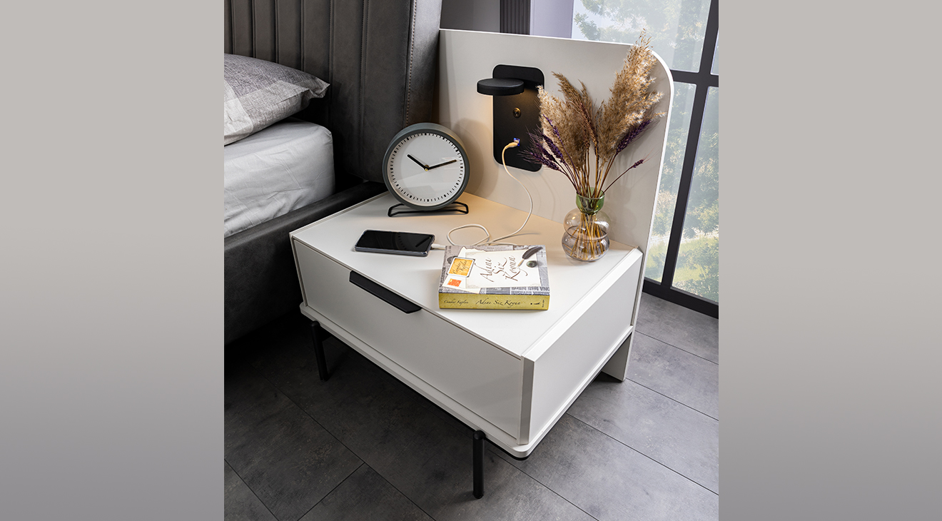 Portre Sürgü Kapaklı Yatak Odası Takımı Yatak Odası