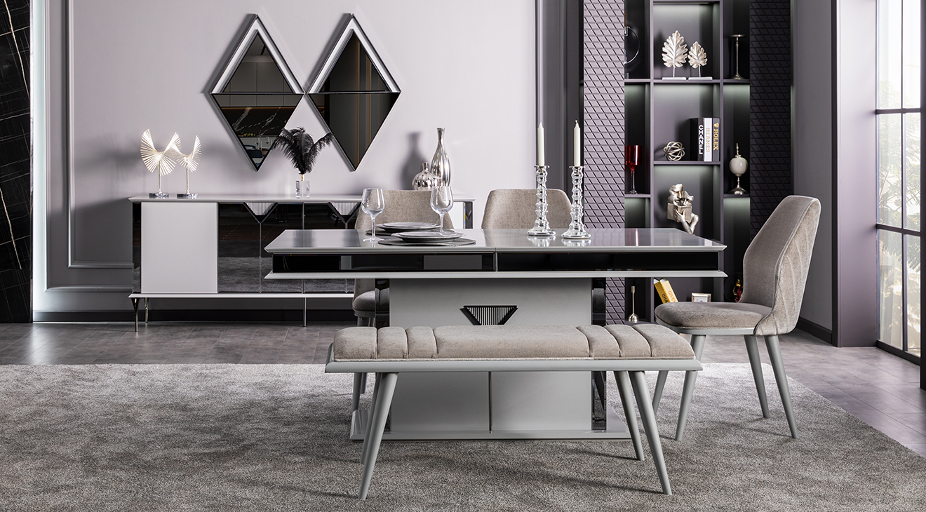 Fonte Aytaşı Modern Yemek Odası Takımı Yemek Odası
