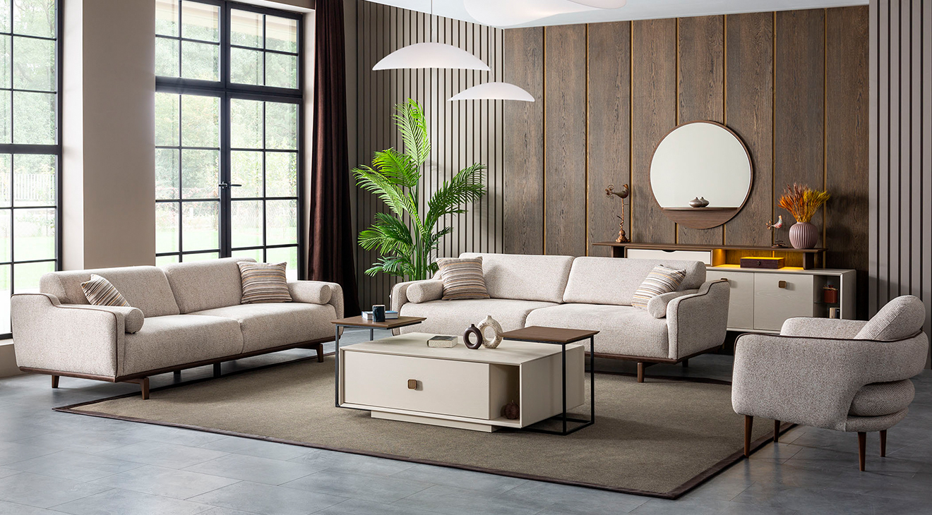 Orjin Yataklı Modern Koltuk Takımı Modern Koltuk Takımı