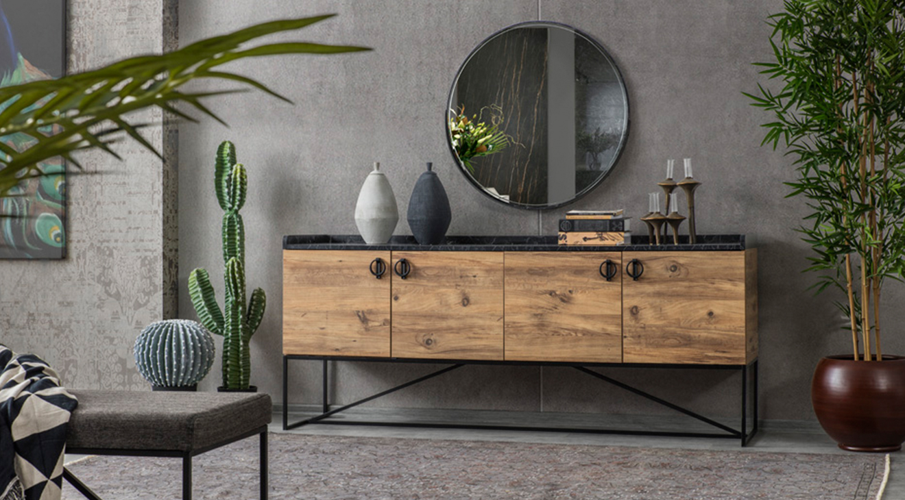 Loft Modern Yemek Odası Takımı Yemek Odası