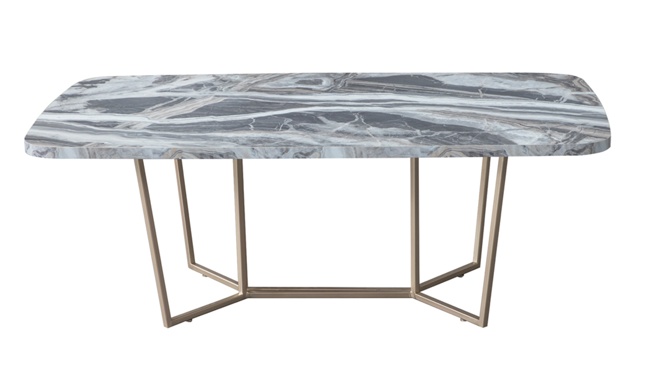 Loft Gold Metal Ayaklı Orta Sehpa Orta Sehpa