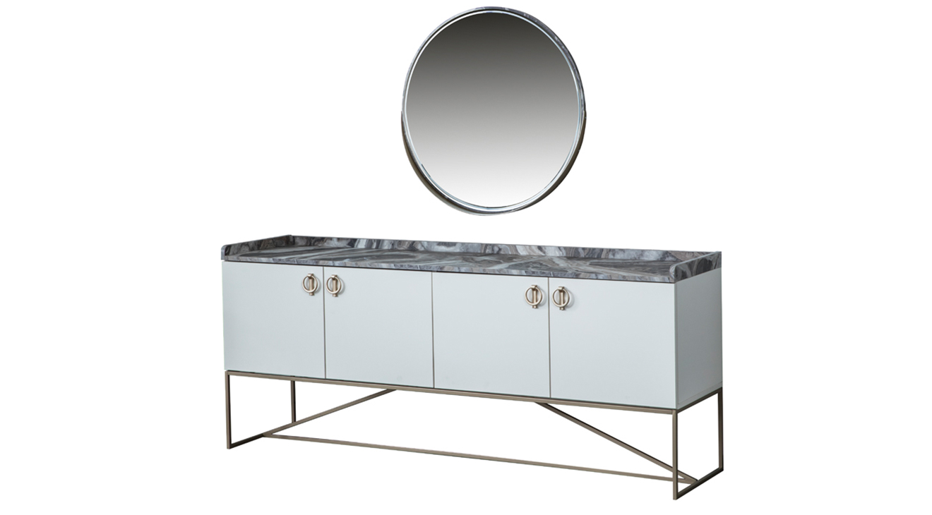 Loft Gold Metal Ayaklı Yemek Odası Takımı Yemek Odası