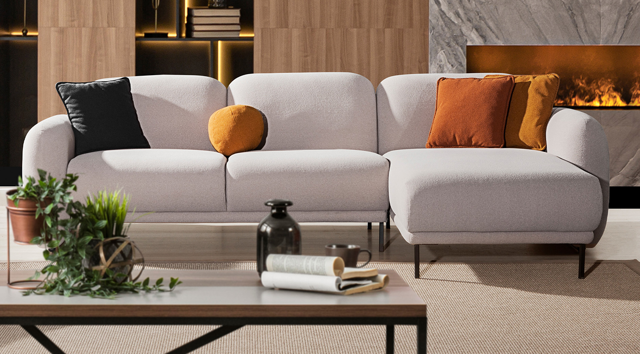 Puffy Köşe Koltuk Takımı Köşe Koltuk