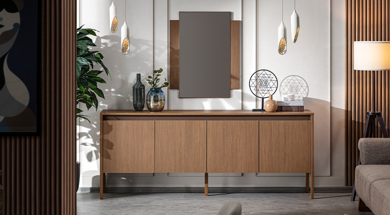 Wood Ahşap Ayaklı Yemek Odası Takımı Yemek Odası