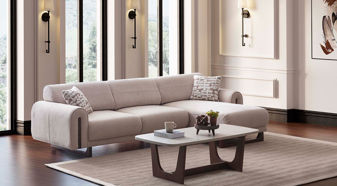 Malaga Modern Köşe Koltuk Takımı Modern Köşe Takımları