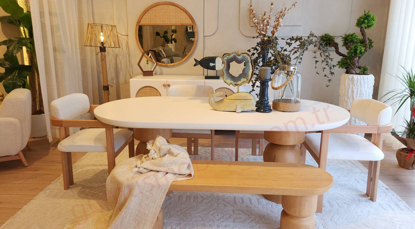 Trend Bohem Yemek Odası Takımı Yemek Odası