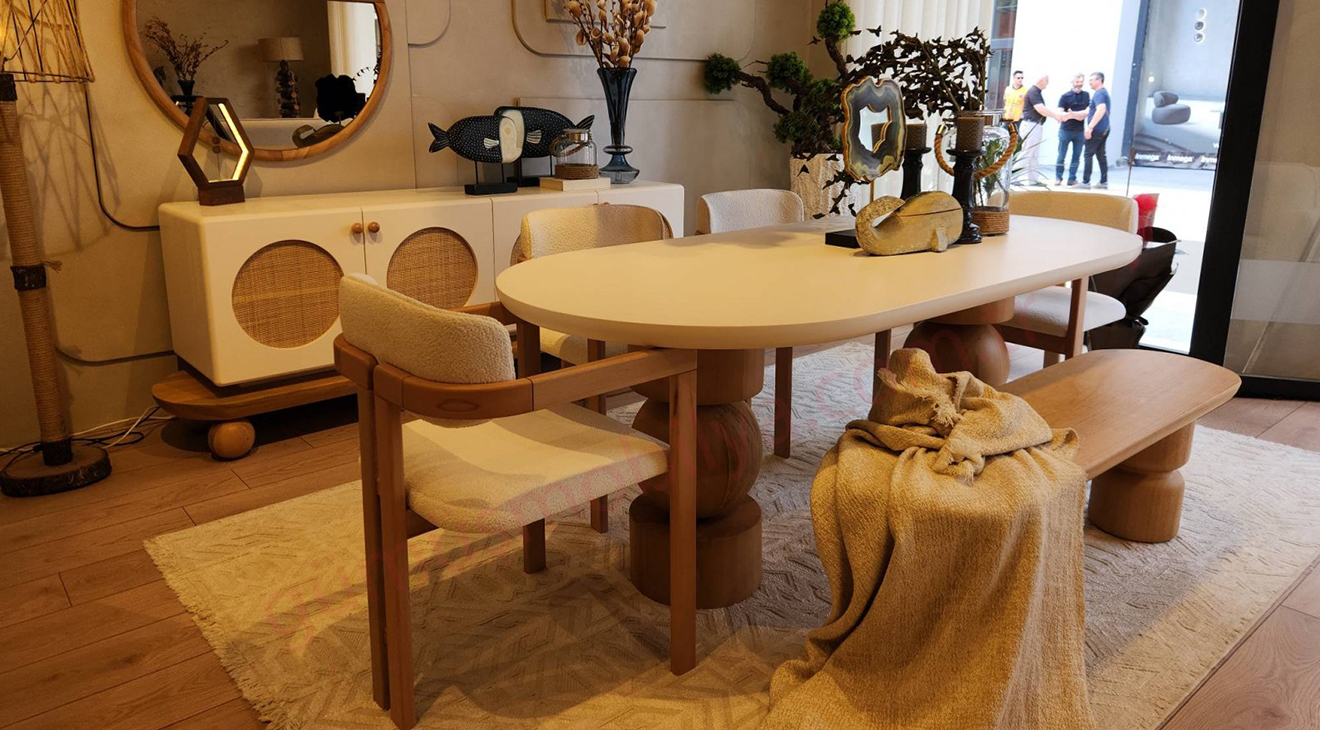 Trend Bohem Yemek Odası Takımı Yemek Odası