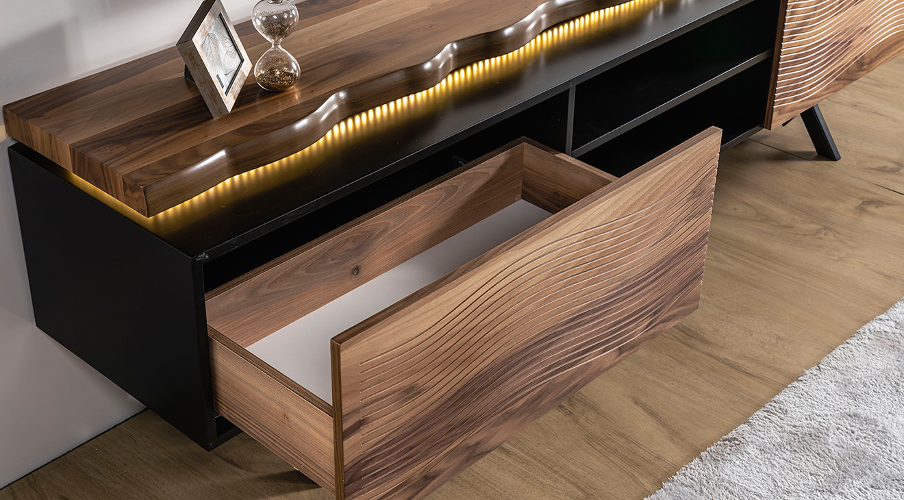 Greenwich Metal Ayaklı Tv Ünitesi TV Ünitesi