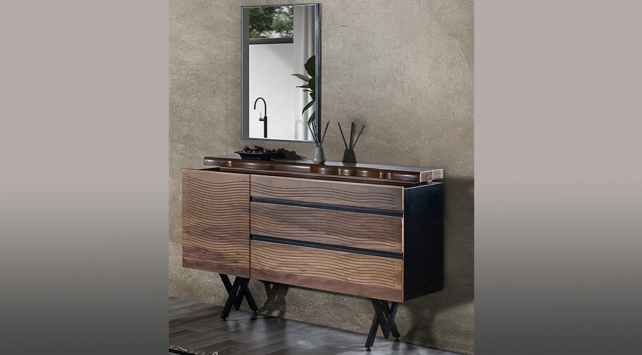 Greenwich 6 Kapaklı Ceviz Yatak Odası Takımı Yatak Odası