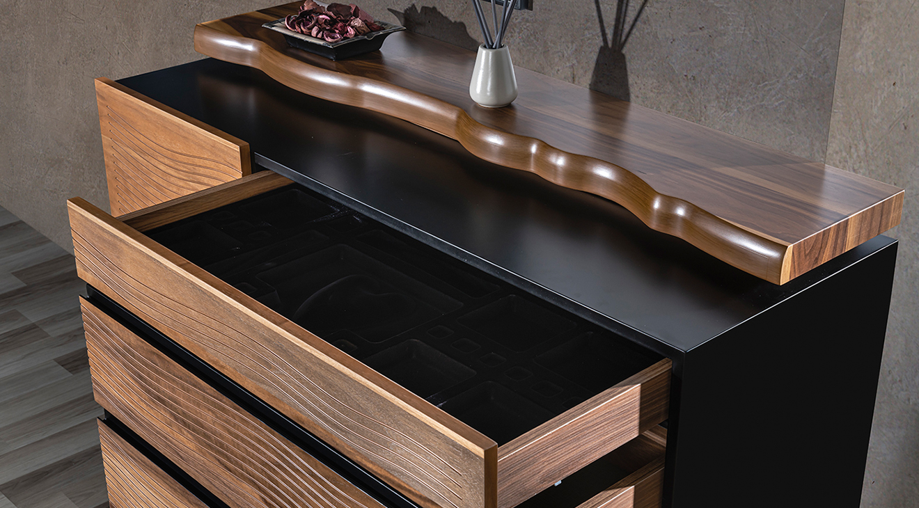 Greenwich 6 Kapaklı Ceviz Yatak Odası Takımı Yatak Odası