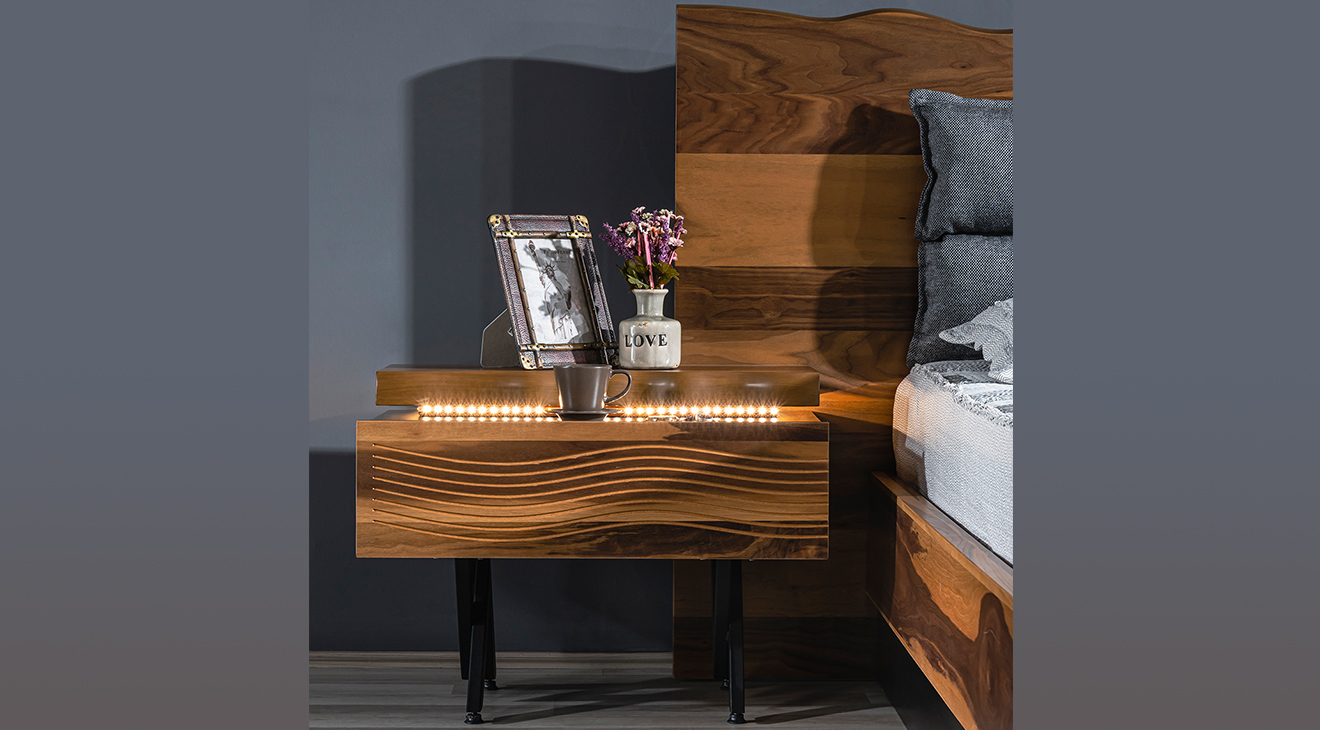 Greenwich 6 Kapaklı Ceviz Yatak Odası Takımı Yatak Odası