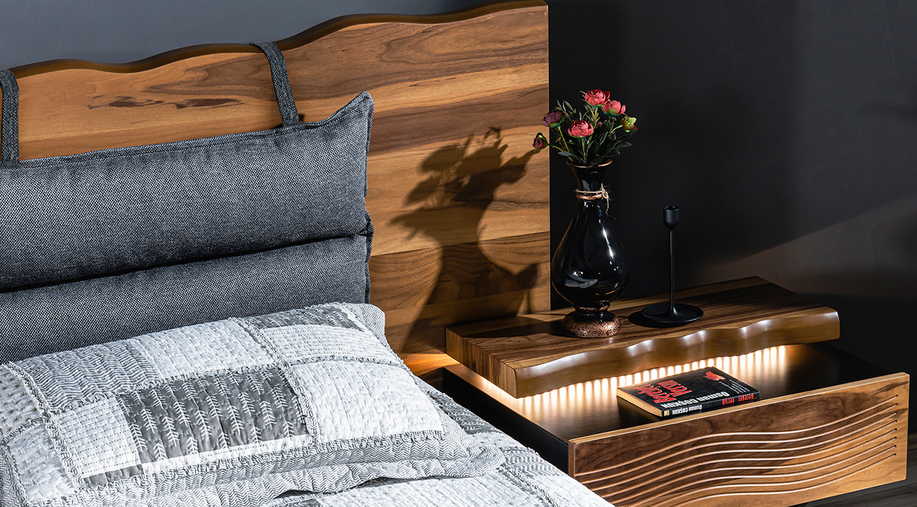 Greenwich 6 Kapaklı Ceviz Yatak Odası Takımı Yatak Odası