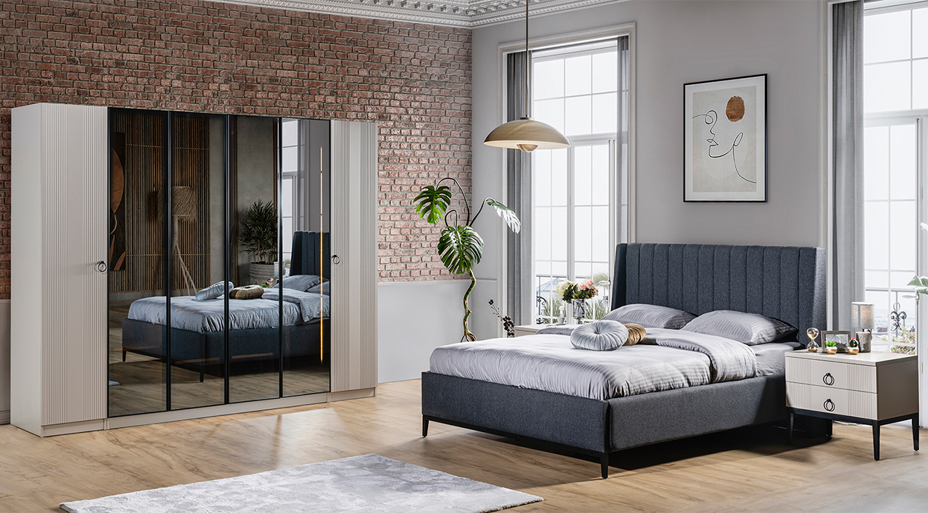 Mass 6 Kapaklı Yatak Odası Takımı Yatak Odası