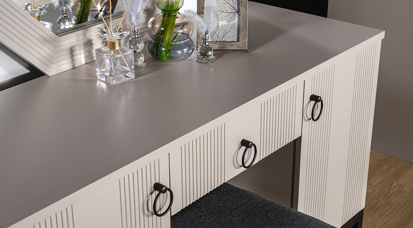 Mass Köşe Dolaplı Yatak Odası Takımı Köşe Dolap