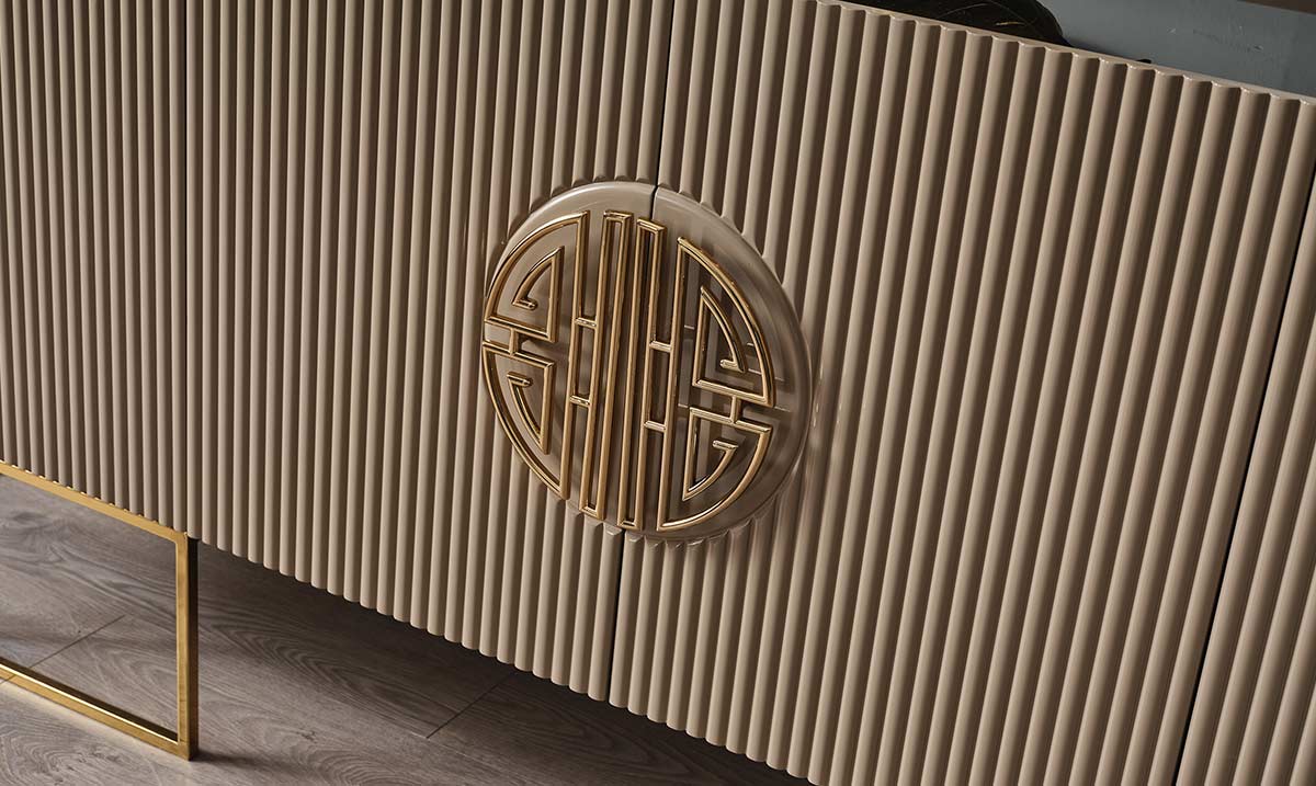 Gucci Gold Metal Ayaklı Yemek Odası Takımı Yemek Odası