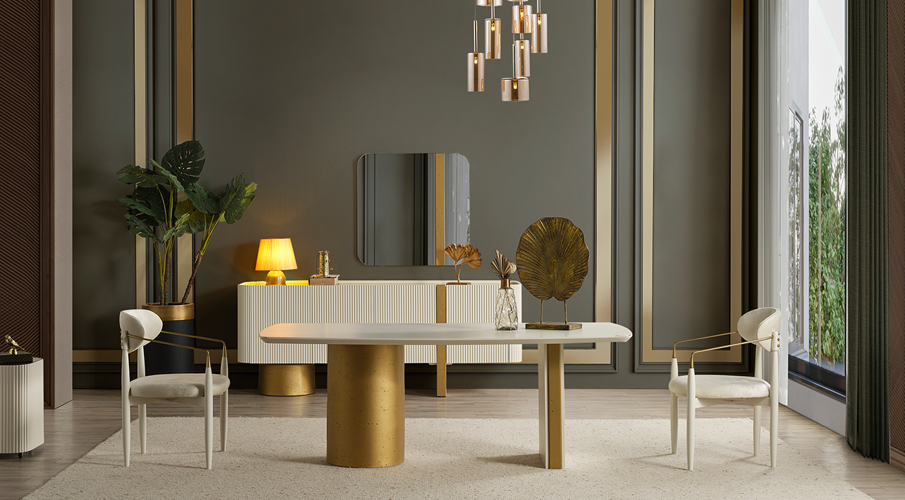 Topkapı Luxury Yemek Odası Takımı Luxury Yemek Odası