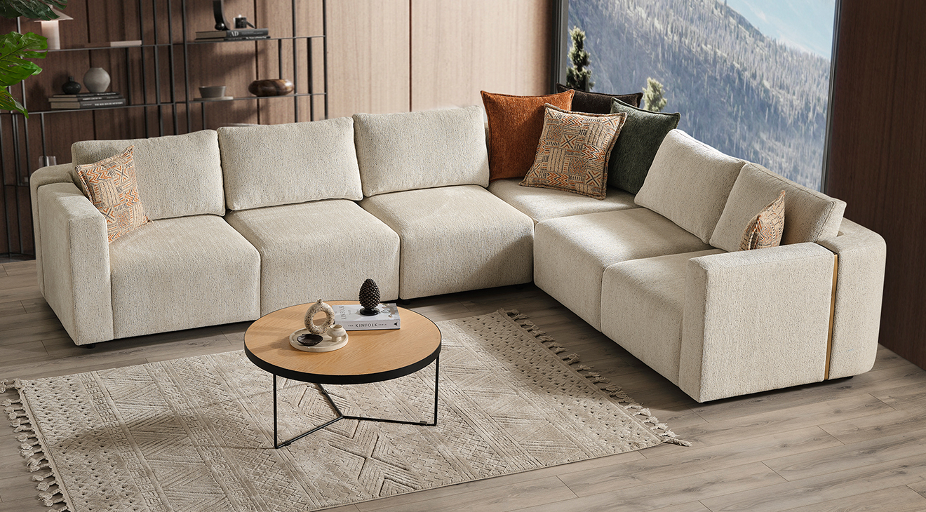 Royal Amsterdam Köşe Koltuk Takımı Köşe Koltuk