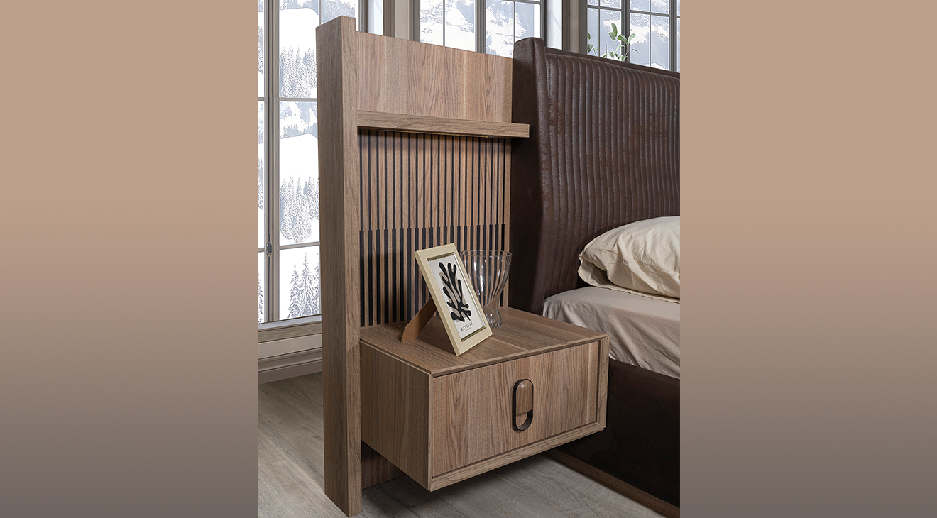 Arena Ceviz 6 Kapaklı Yatak Odası Takımı Yatak Odası