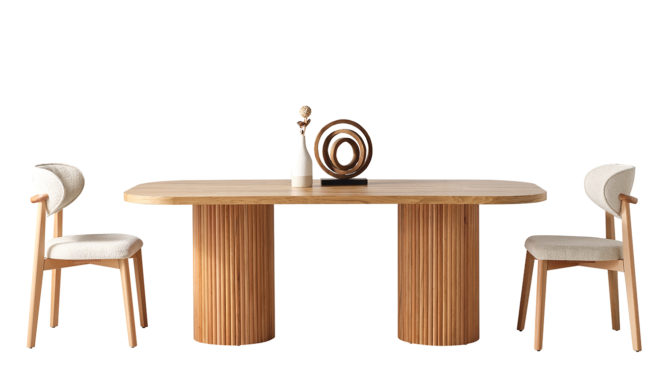 Bohem Ceviz Yemek Odası Takımı Yemek Odası