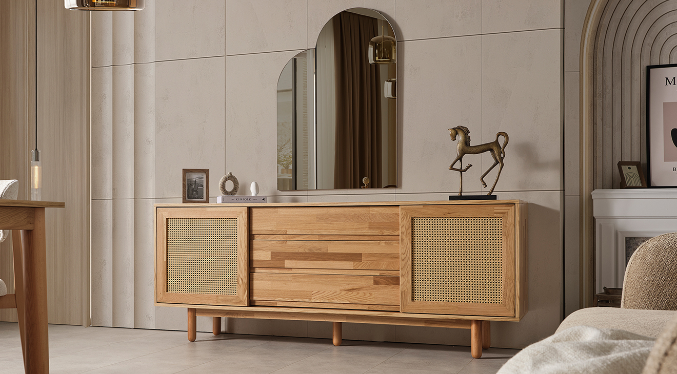 Bohem Modern Ceviz Yemek Odası Takımı Yemek Odası