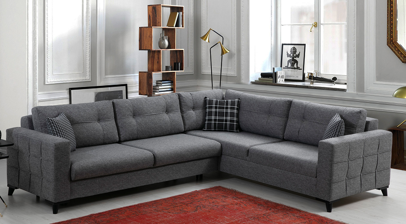 Alya Yataklı Sandıklı Köşe Koltuk Takımı Yataklı ve Sandıklı Koltuk Takımları