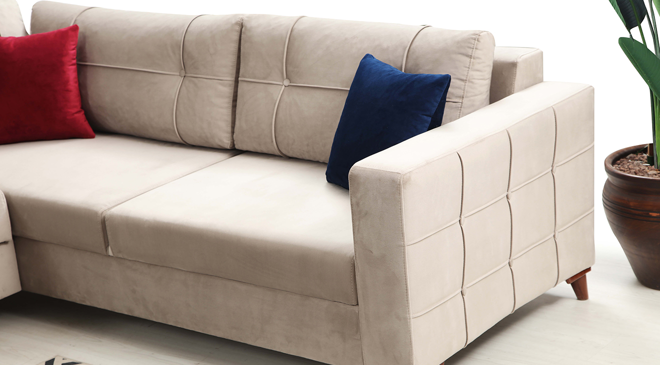 Alya U Yataklı Sandıklı Köşe Koltuk Takımı Yataklı ve Sandıklı Koltuk Takımları