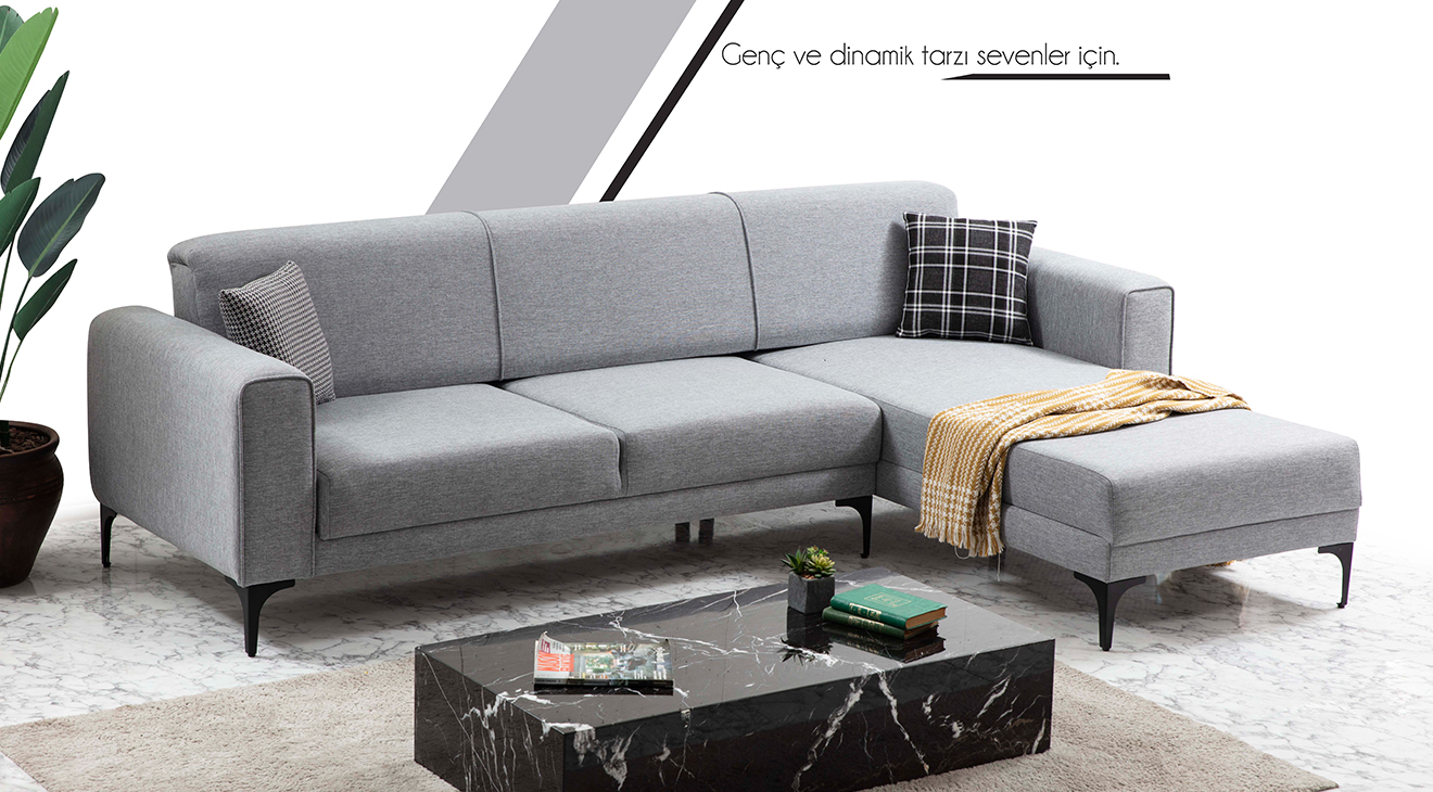 Rain Yataklı Köşe Koltuk Takımı Yataklı KöşeTakımları