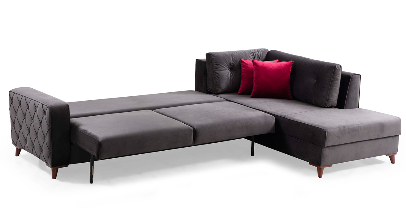 Rose Yataklı Sandıklı Köşe Koltuk Takımı Yataklı ve Sandıklı Koltuk Takımları