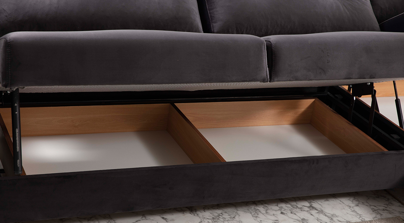 Rose Yataklı Sandıklı Köşe Koltuk Takımı Yataklı ve Sandıklı Koltuk Takımları