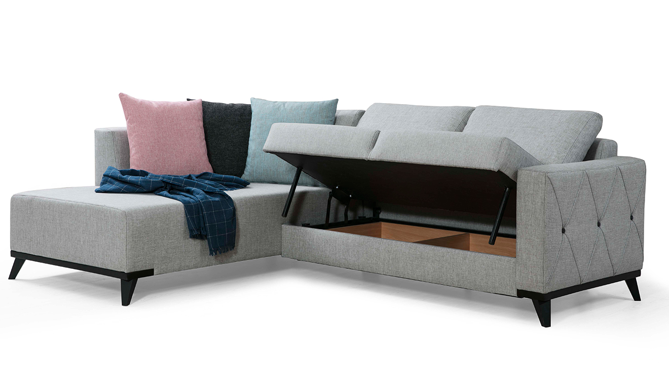 Sahra Yataklı Sandıklı Köşe Koltuk Takımı Yataklı ve Sandıklı Koltuk Takımları