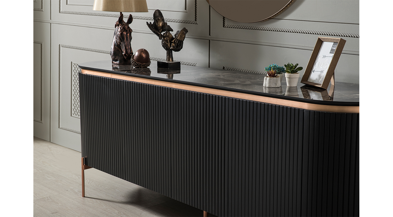 Tesla Metal Ayaklı Yemek Odası Takımı Yemek Odası