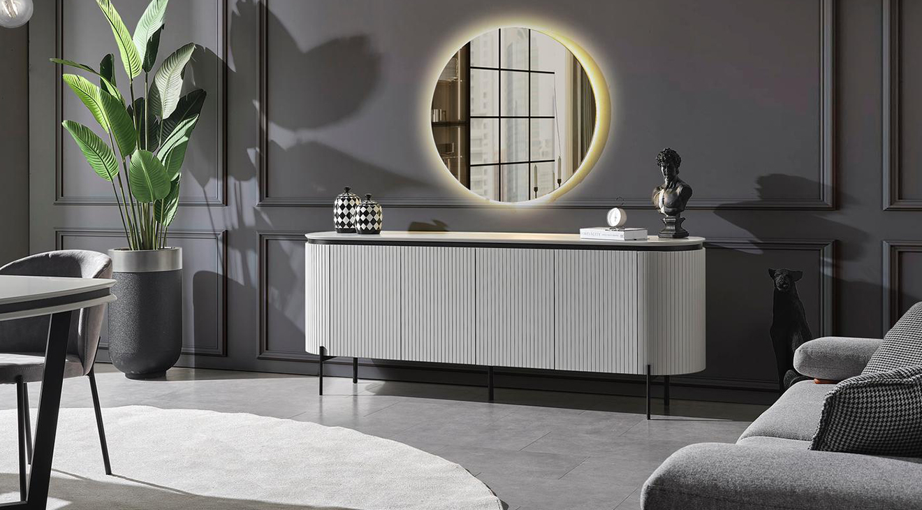 Tesla Plus Modern Yemek Odası Takımı Yemek Odası