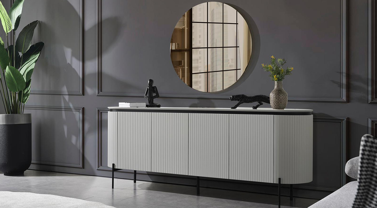 Tesla Plus Modern Yemek Odası Takımı Yemek Odası