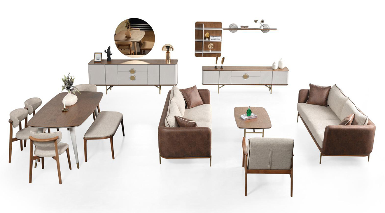 Viola Modern Yemek Odası Takımı Yemek Odası