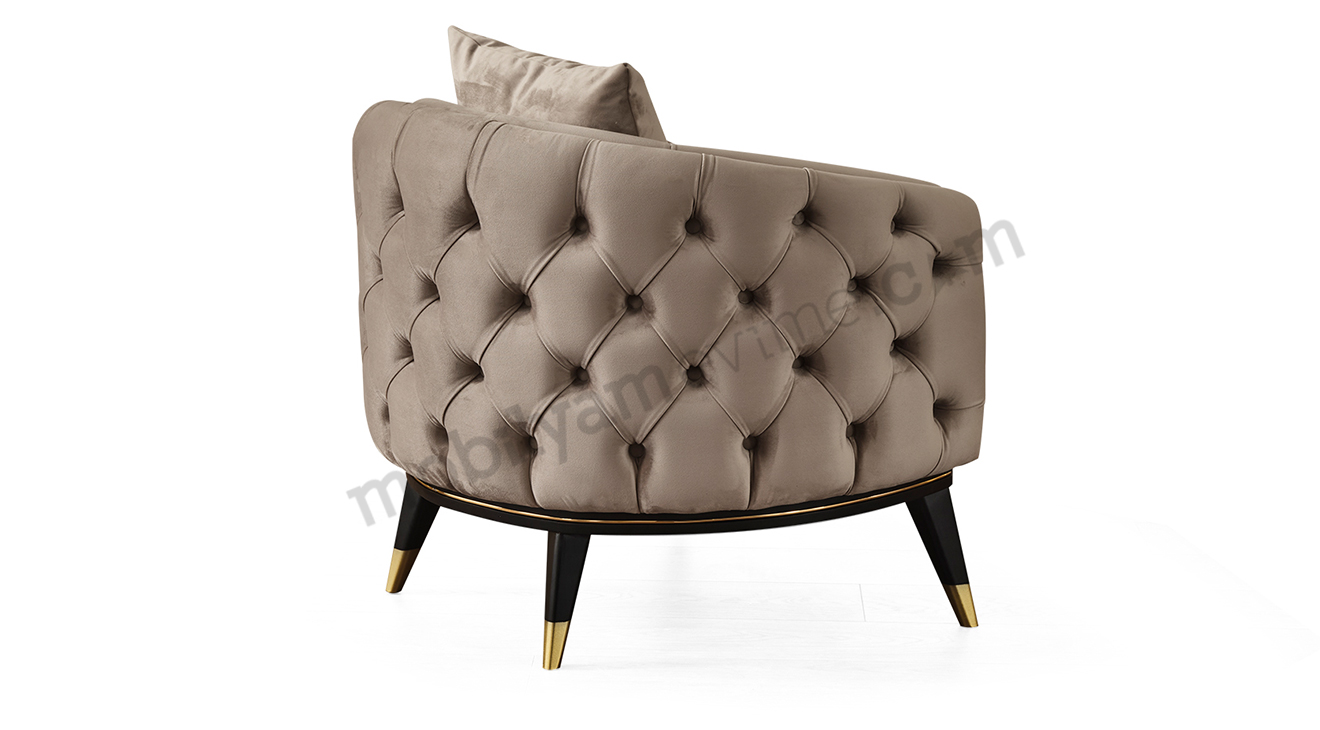 Aydan Metal Ayaklı Koltuk Takımı 3 Koltuk Takımı