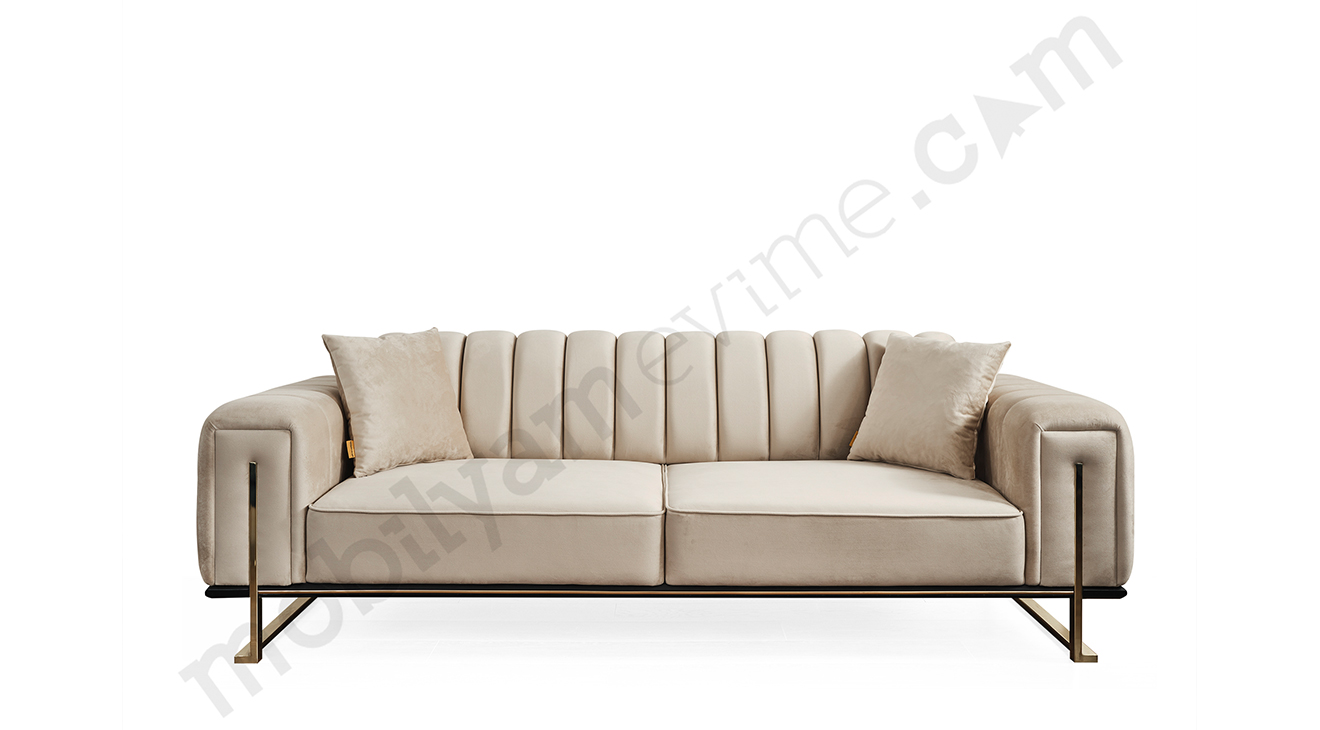 Tema Yataklı Gold Metal Ayaklı Koltuk Takımı Yataklı Koltuk Takımları