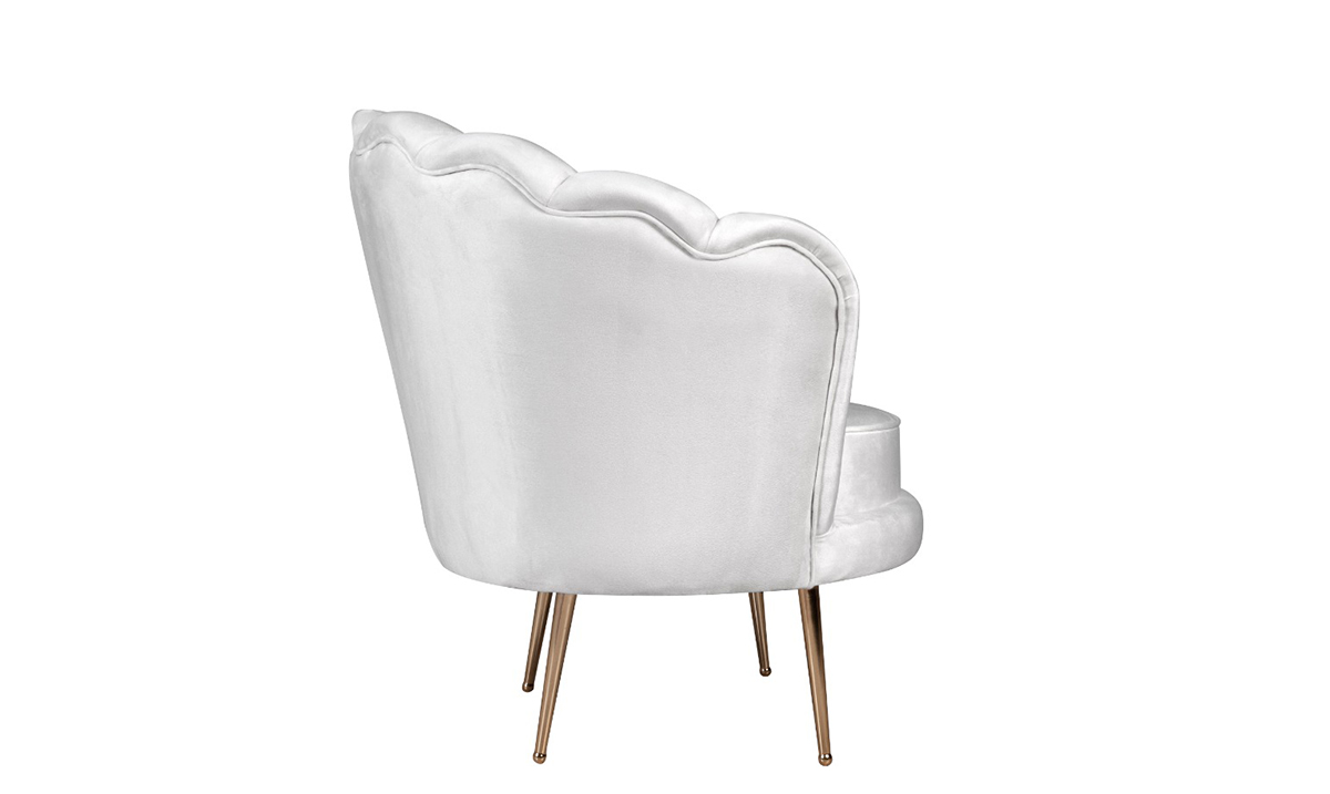 Alaçatı Beyaz Berjer Tekli Koltuk